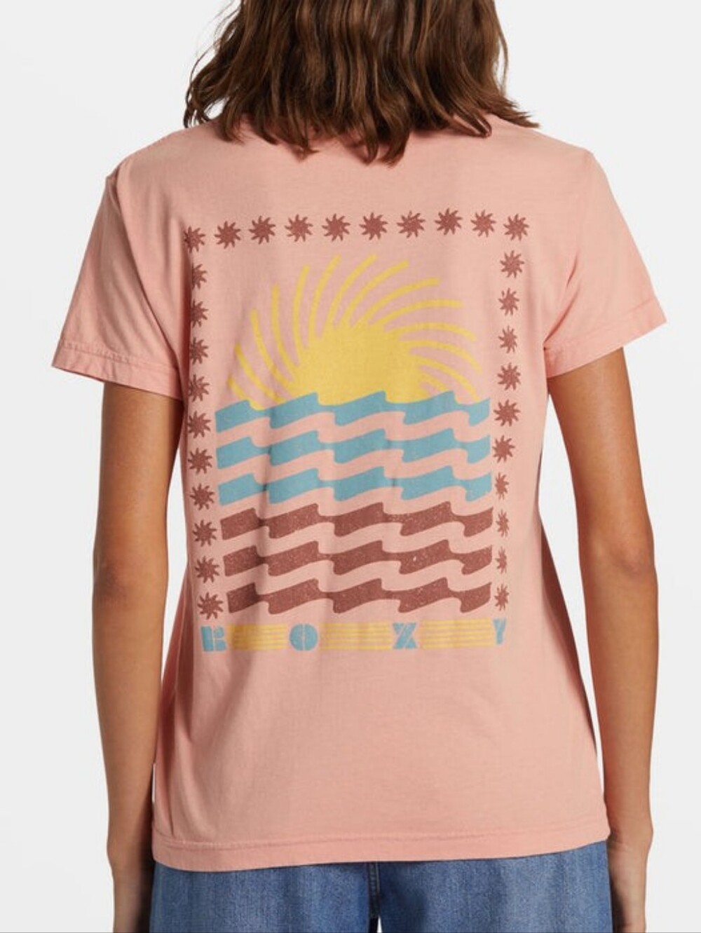 NWT | Roxy Sun Spun Tee-Candlelight Peach | XS